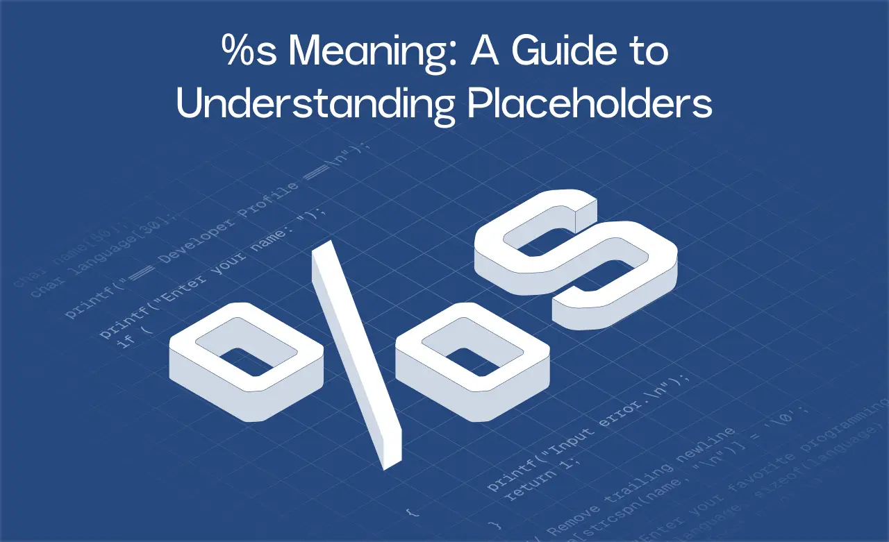 placeholder s meaning